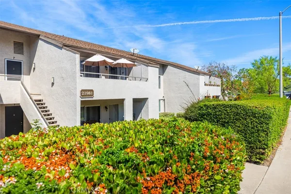 a house view with a garden