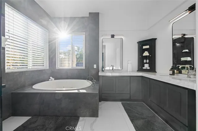 a view of a backyard with plants and trees