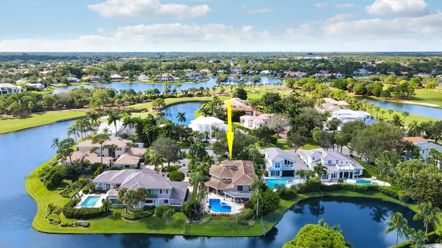 a view of a city and lake