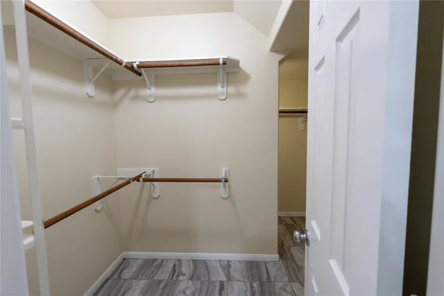 a view of walk in closet