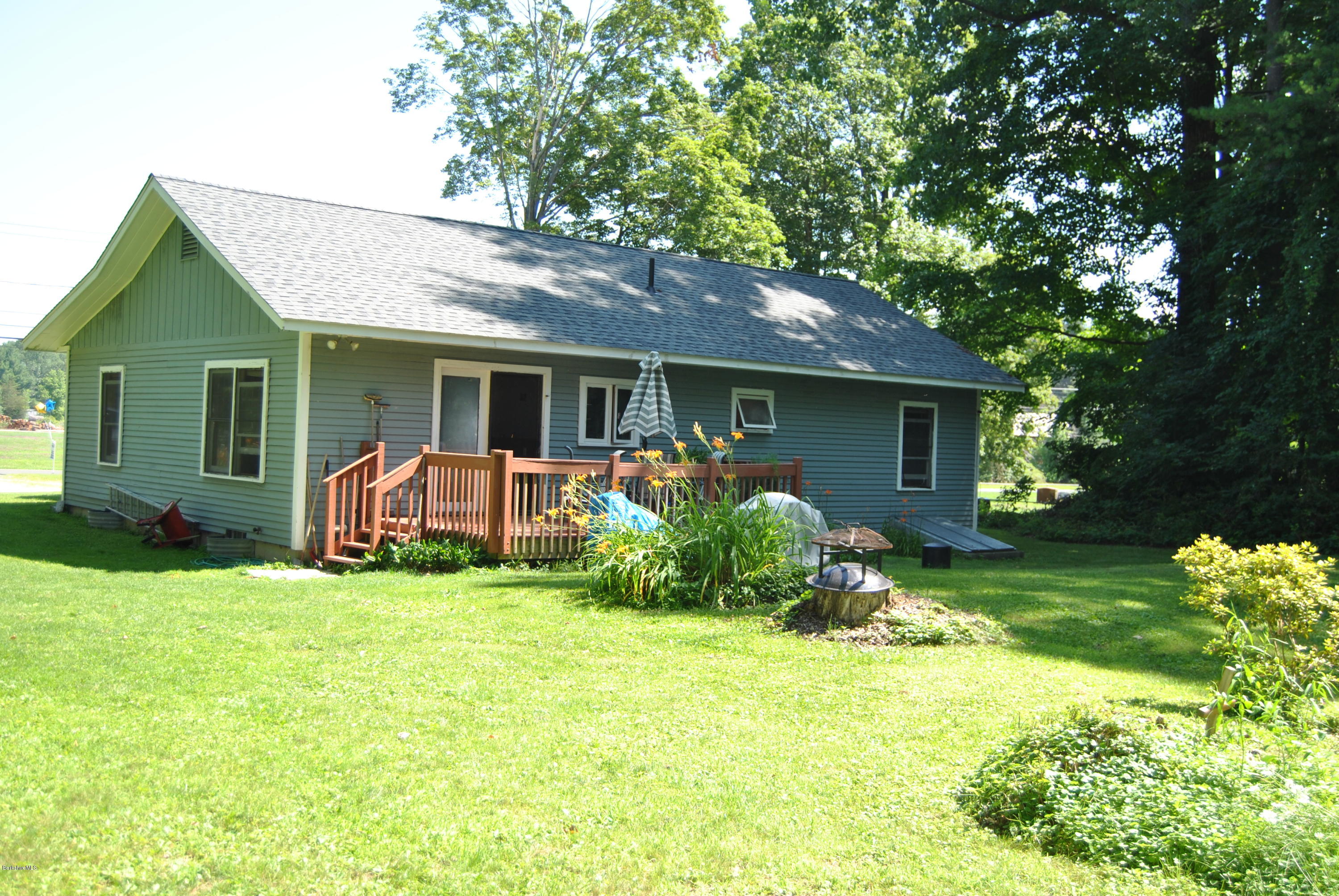 46 Clayton Road Sheffield, MA 01222 - Photo 4 of 14 Back Deck and Yard