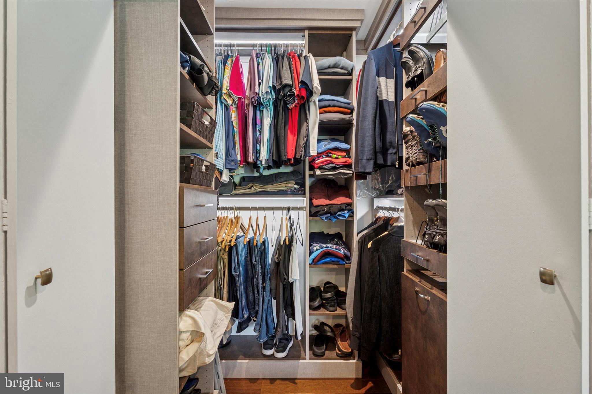 1641 Chattin Road Glenside, PA 19038 - Photo 32 of 48 a view of walk in closet with clothes