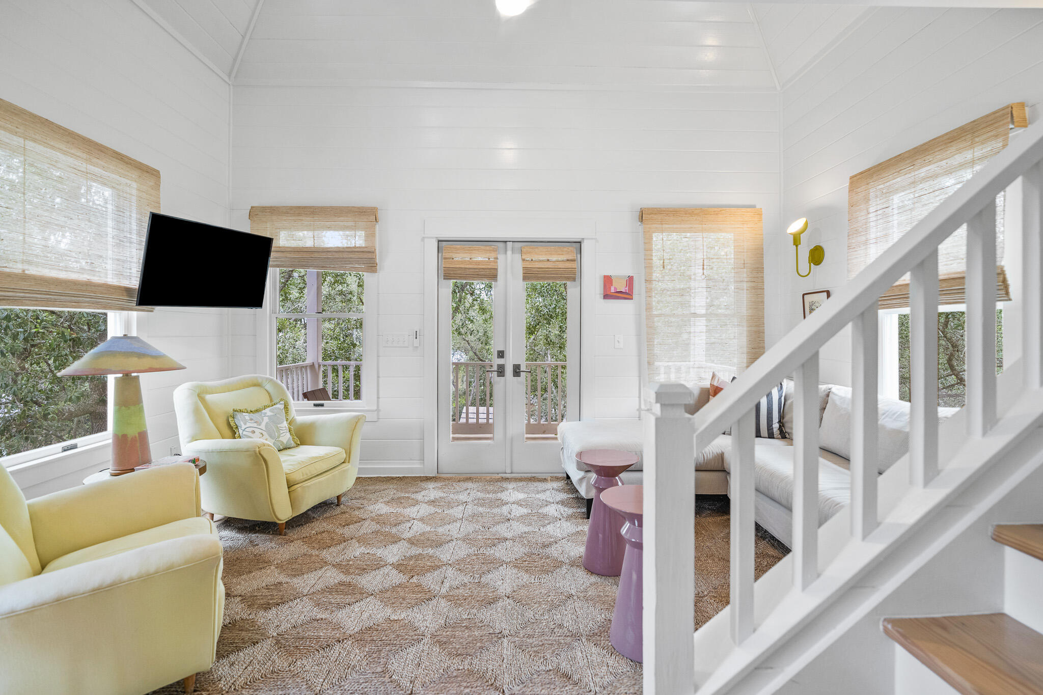 54 Roberts Way Santa Rosa Beach, FL 32459 - Photo 13 of 37 a living room with furniture and a flat screen tv