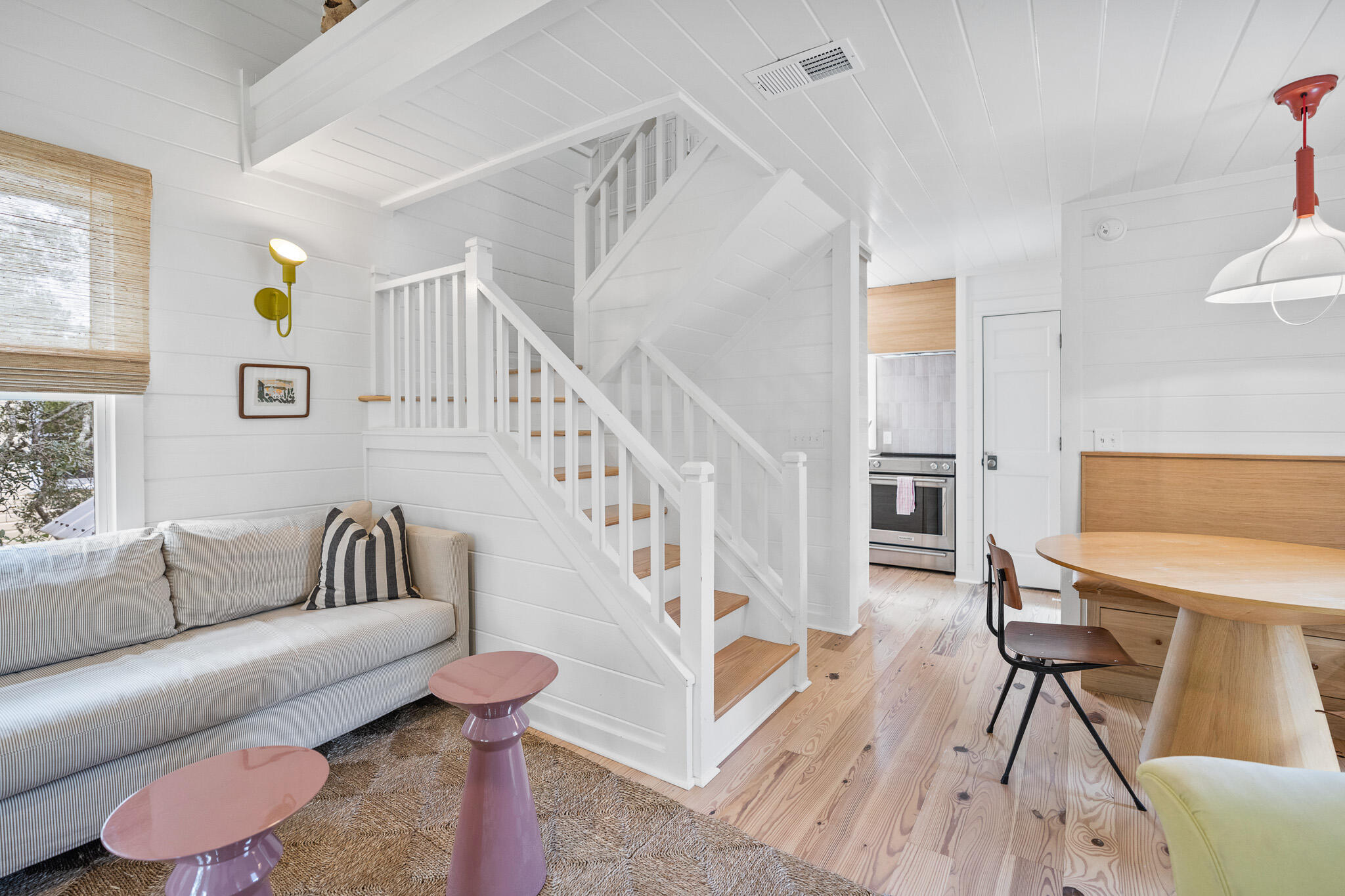 54 Roberts Way Santa Rosa Beach, FL 32459 - Photo 14 of 37 a living room with fireplace furniture and a wooden floor