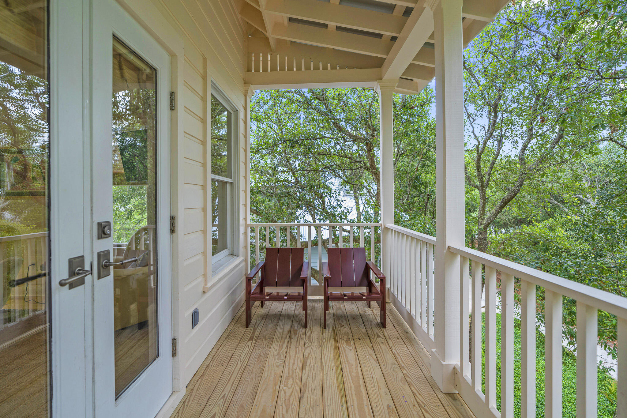 54 Roberts Way Santa Rosa Beach, FL 32459 - Photo 31 of 37 a view of balcony with furniture and wooden deck