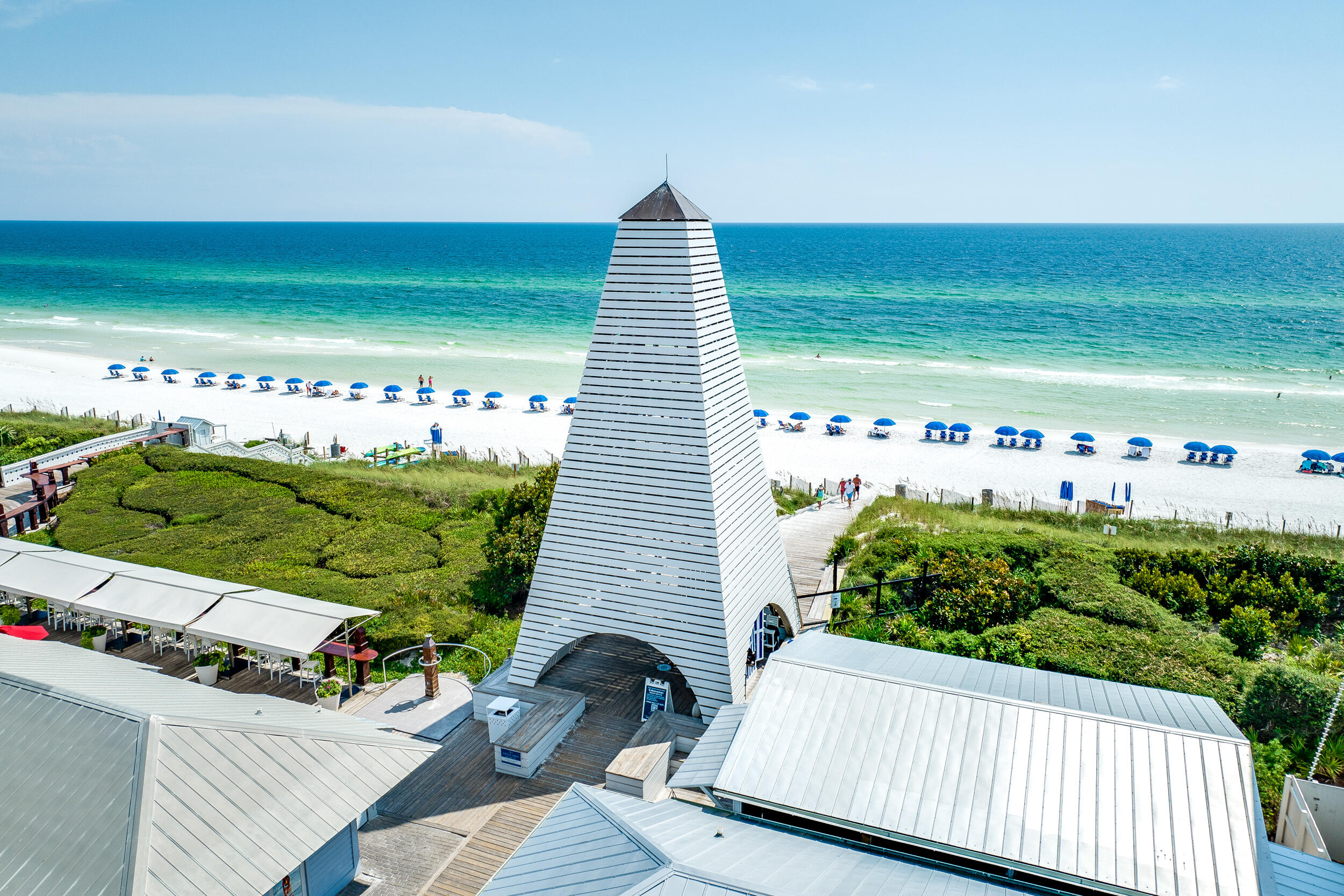 54 Roberts Way Santa Rosa Beach, FL 32459 - Photo 34 of 37 a view of a terrace with a garden and deck