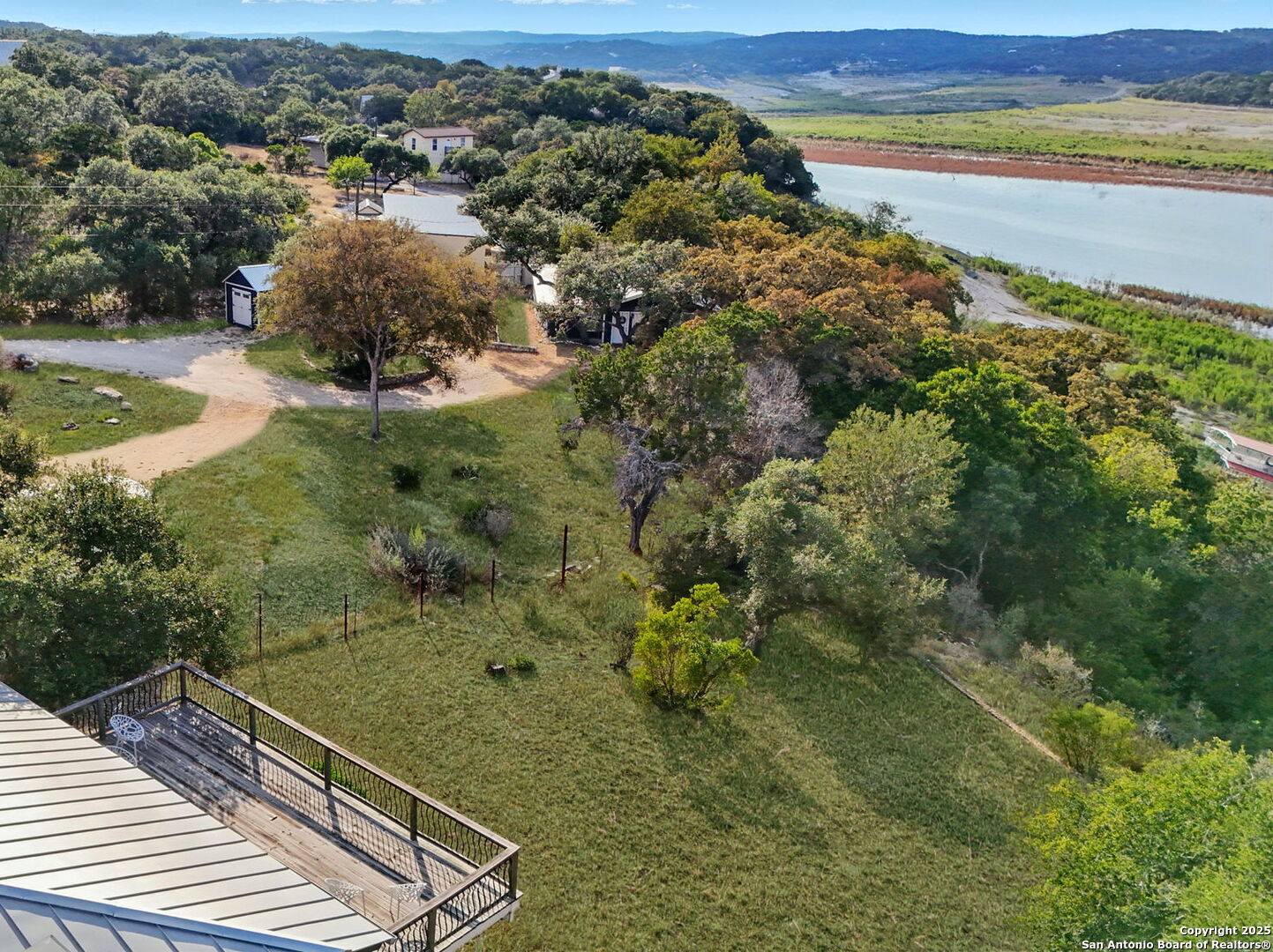 550 County Road 262 Mico, TX 78056 - Photo 53 of 58 a view of a yard with an outdoor space