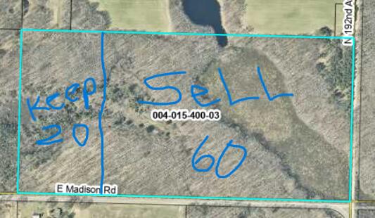0 East Madison Road Walkerville, MI 49459 - Photo 3 of 4 Arial of Property Revised