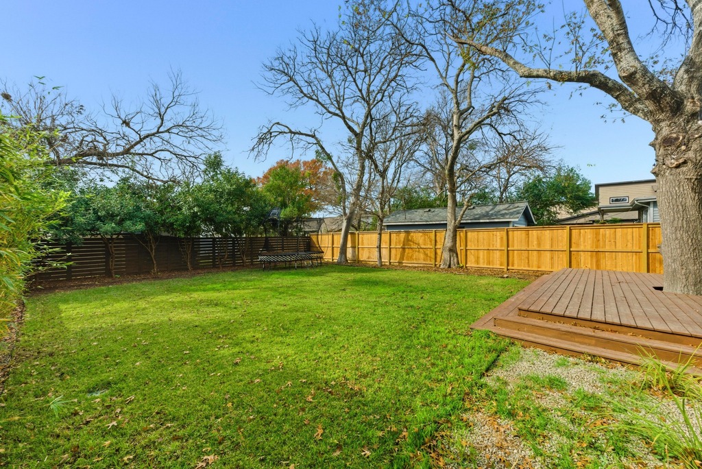 1301 Madison Avenue Austin, TX 78757 - Photo 39 of 39 a view of a backyard with large trees