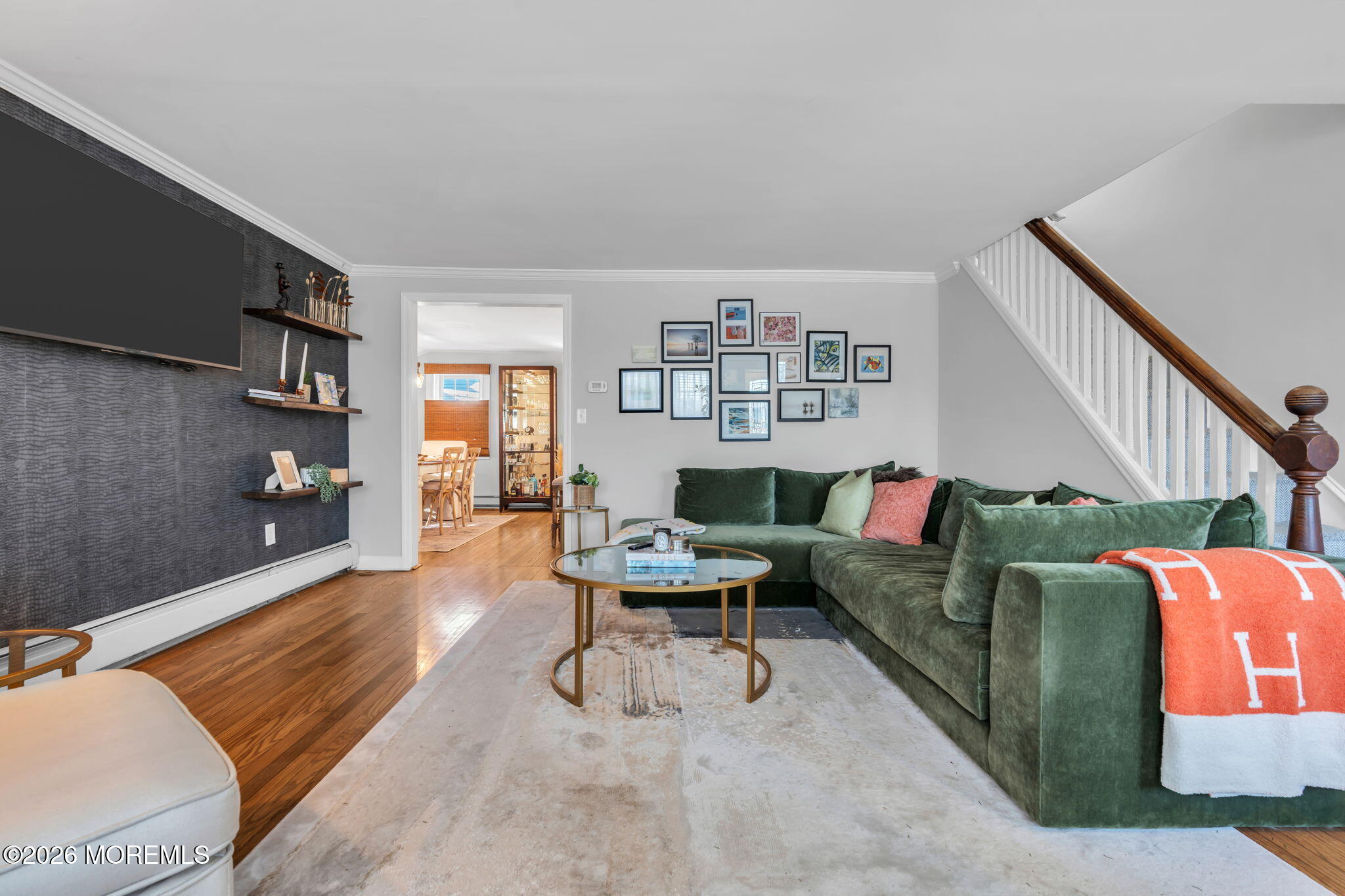 115 10th Avenue Spring Lake, NJ 07762 - Photo 14 of 30 a living room with furniture and a wooden floor