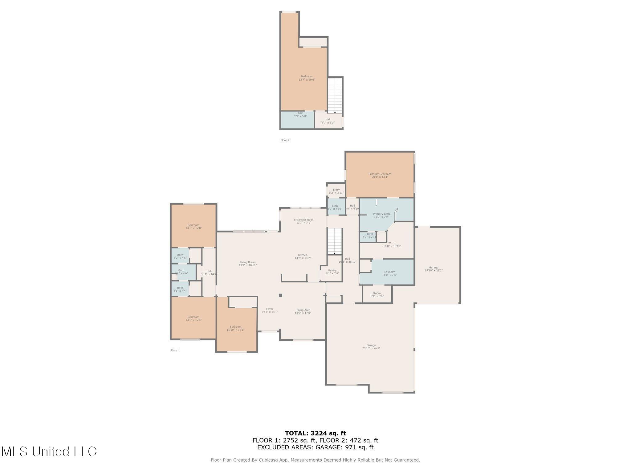 3387 Straw Bridge Road Olive Branch, MS 38654 - Photo 53 of 53 Floor Plan - 3387 Straw Bridge