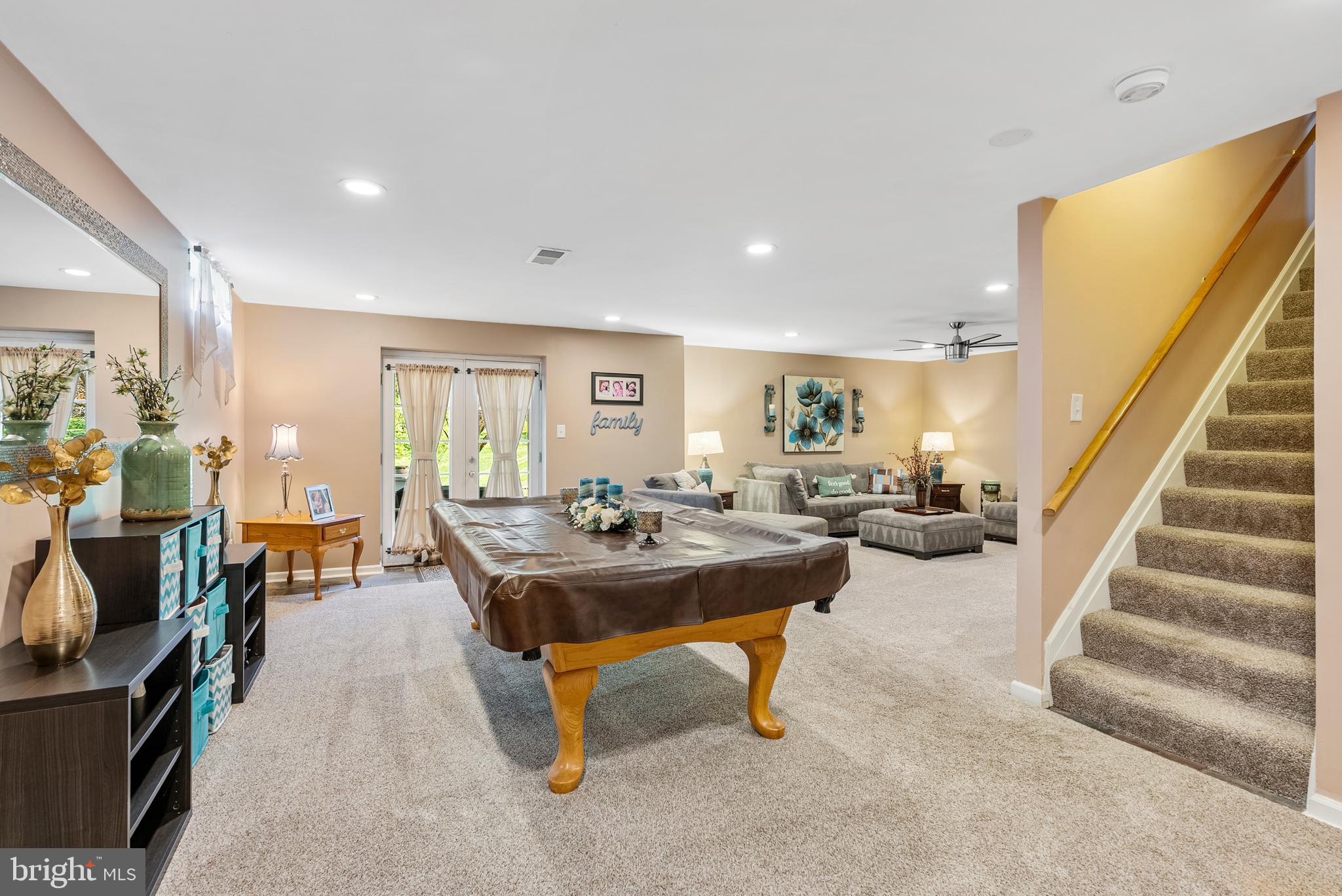 9975 Old Mill Road Ellicott City, MD 21042 - Photo 35 of 54 Finished Basement