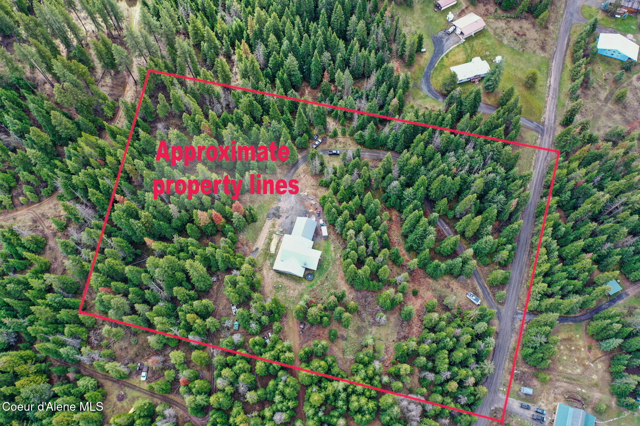 414 Joan's Road Fernwood, ID 83830 - Photo 2 of 47 3-web-or-mls-414 Joan's Rd Drone-12-Edit