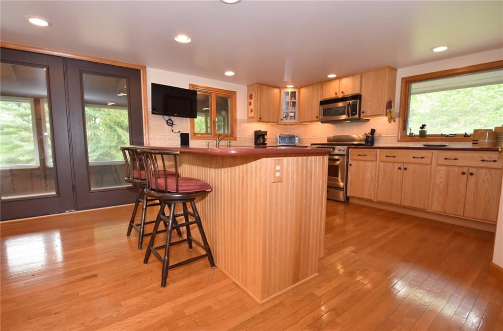 533 Miller Road Franklin, PA 16323 - Photo 8 of 25 Kitchen: Double Doors to Screened Porch