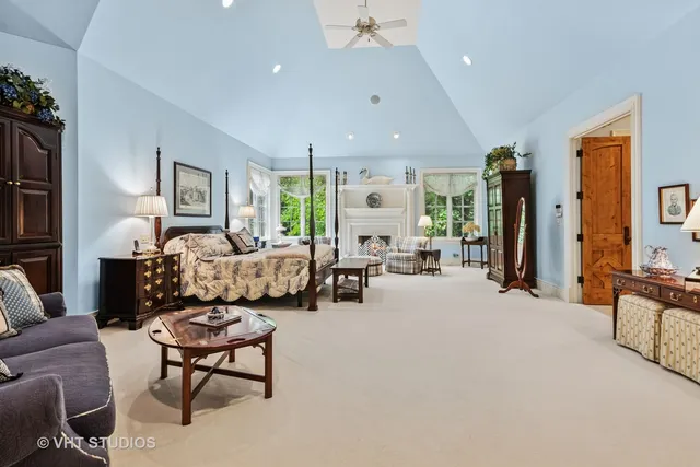 a bath tub sitting next to a window