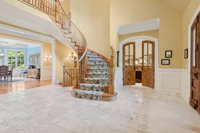 a view of a workspace with furniture