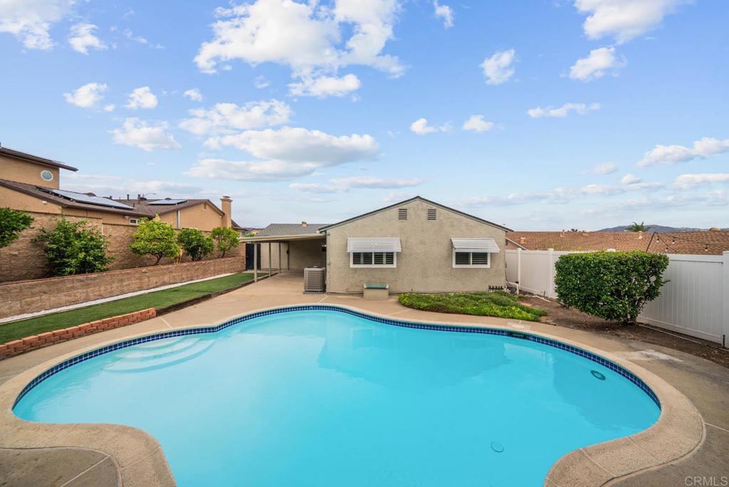 10138 Waynecrest Lane Santee, CA 92071 - Photo 18 of 40 a view of swimming pool with seating space