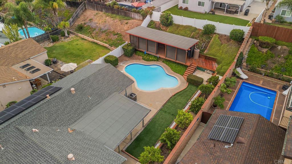 10138 Waynecrest Lane Santee, CA 92071 - Photo 26 of 40 an aerial view of a house with a yard