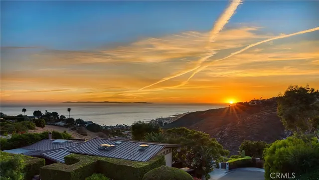 a view of city and mountain