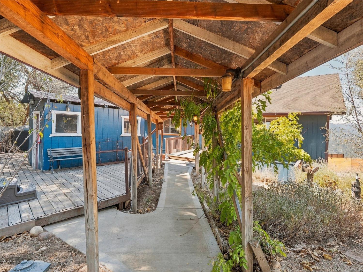 51571 Coyote Ridge Road Oakhurst, CA 93644 - Photo 45 of 83 Walk way down to Blissful Retreat