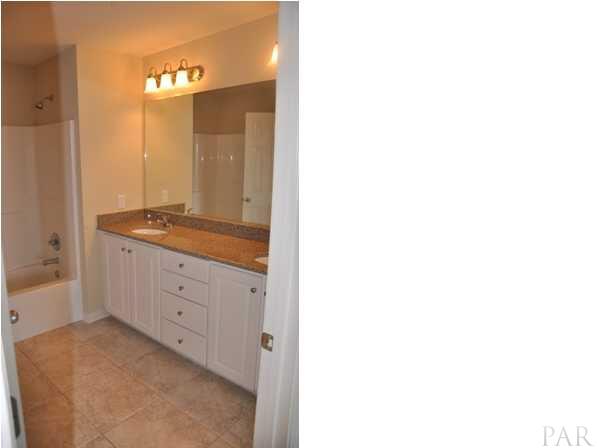 16076 Innerarity Point Road, Unit 16076 Pensacola, FL 32507 - Photo 15 of 17 Master Bath with Double Vanities