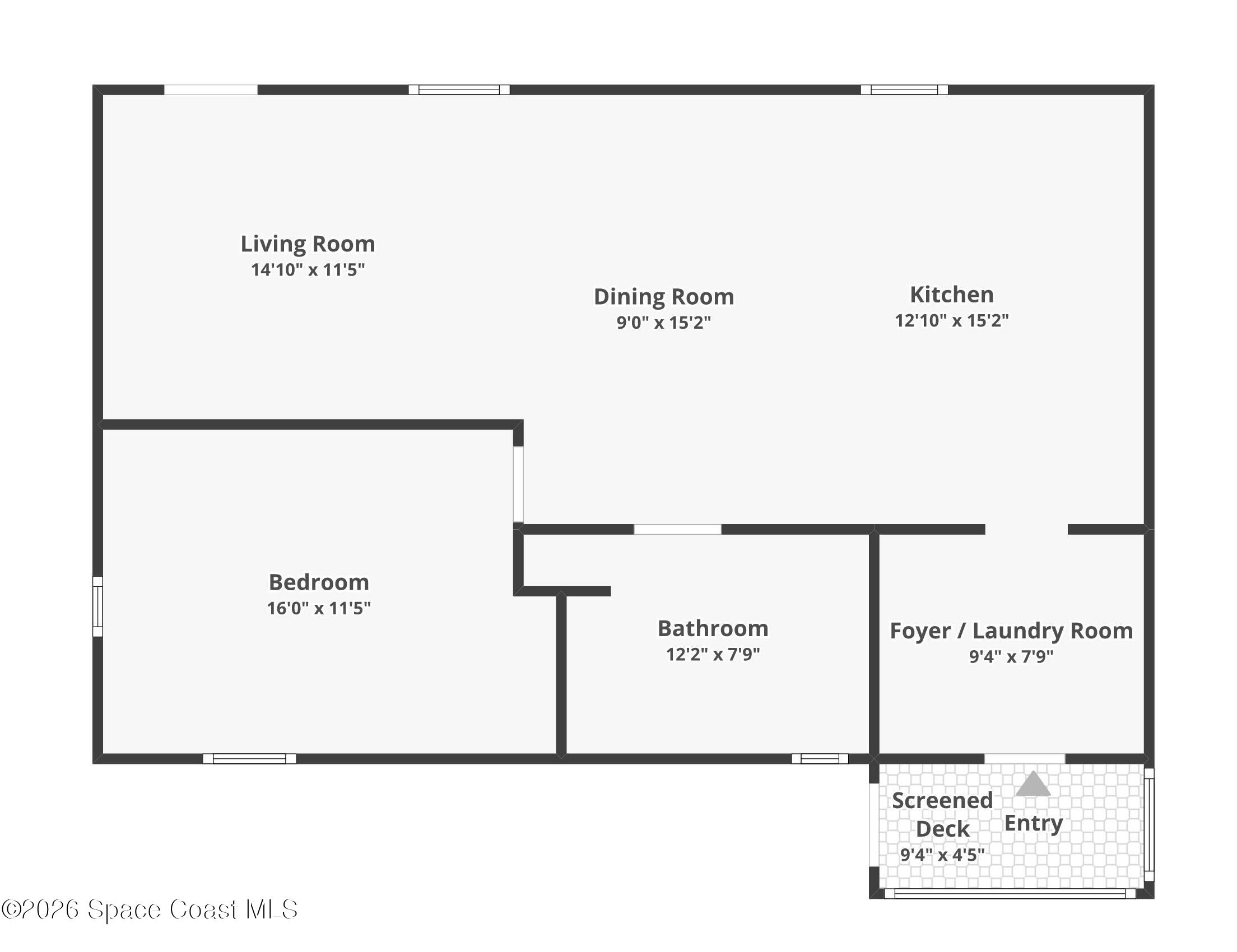 100 Holopaw Groves Rd Street St. Cloud, FL 34773 - Photo 21 of 21 Floor-1~2
