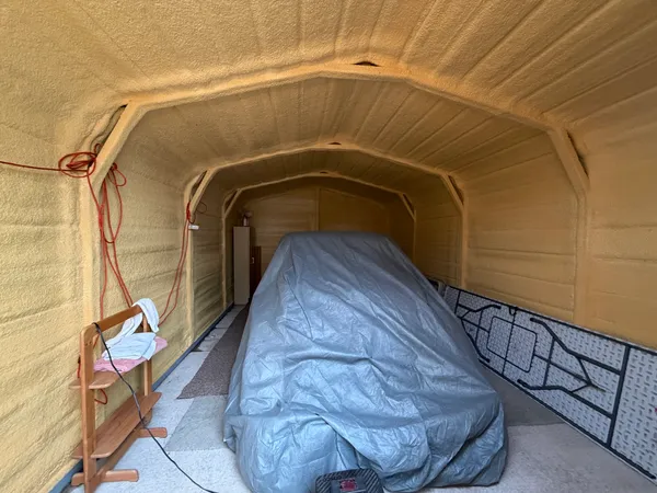 a house with a wooden fence