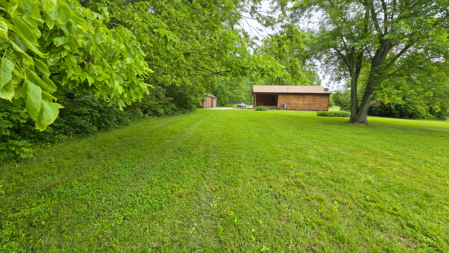 787 Walnut Hill Road Centralia, IL 62801 - Photo 10 of 42 a view of a garden with large trees