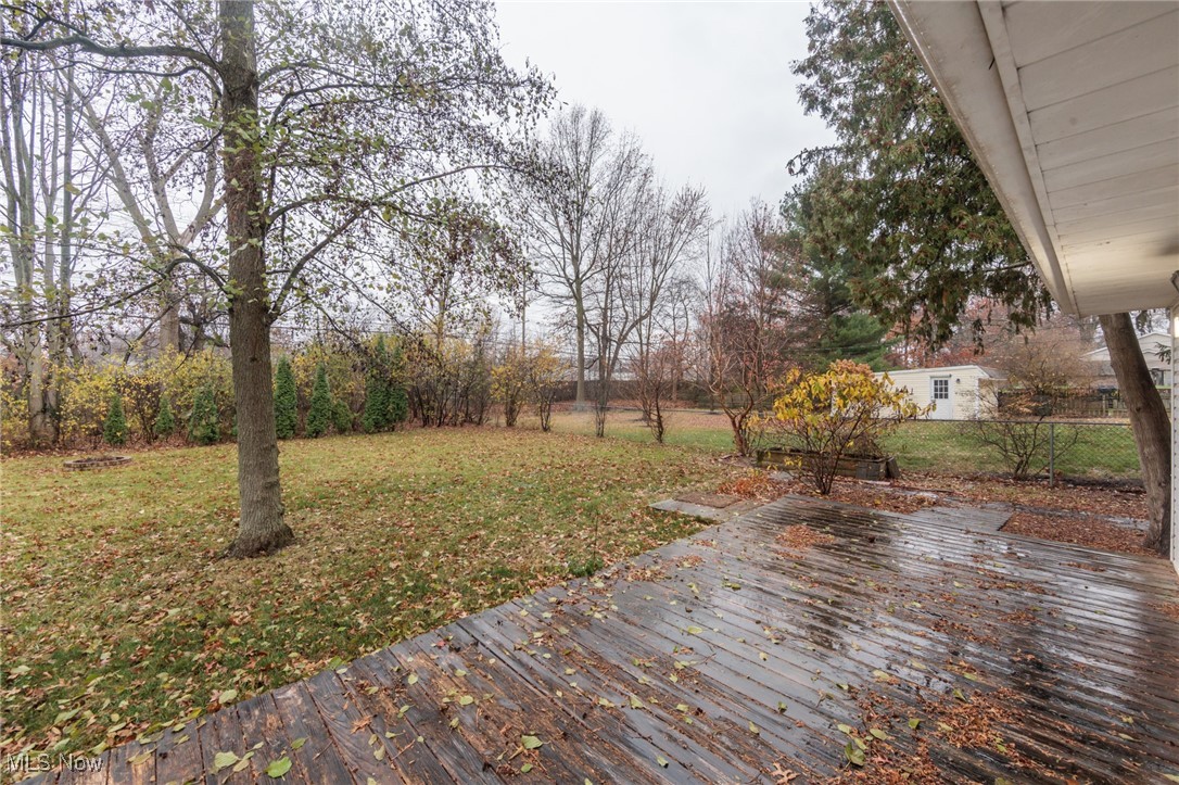 28013 Knickerbocker Road Bay Village, OH 44140 - Photo 36 of 38 Deck with a lawn