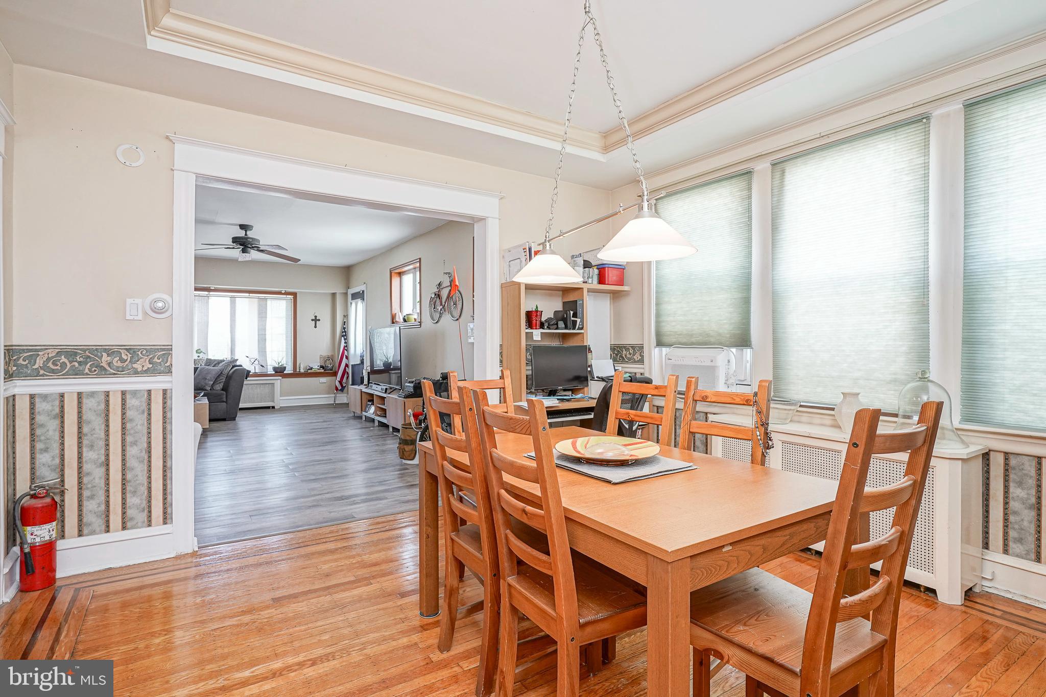 1919 Lansing Street Philadelphia, PA 19111 - Photo 6 of 22 a view of a dining room with furniture window and wooden floor