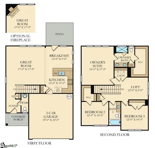 $334,279 | 203 Bean Spgs Court, Unit BRV 65, Taylors, SC 29687