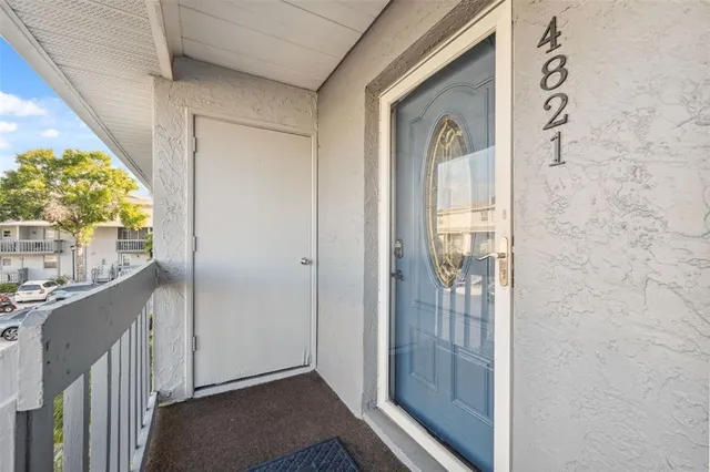 a view of a front door