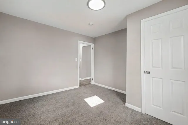 a view of an empty room