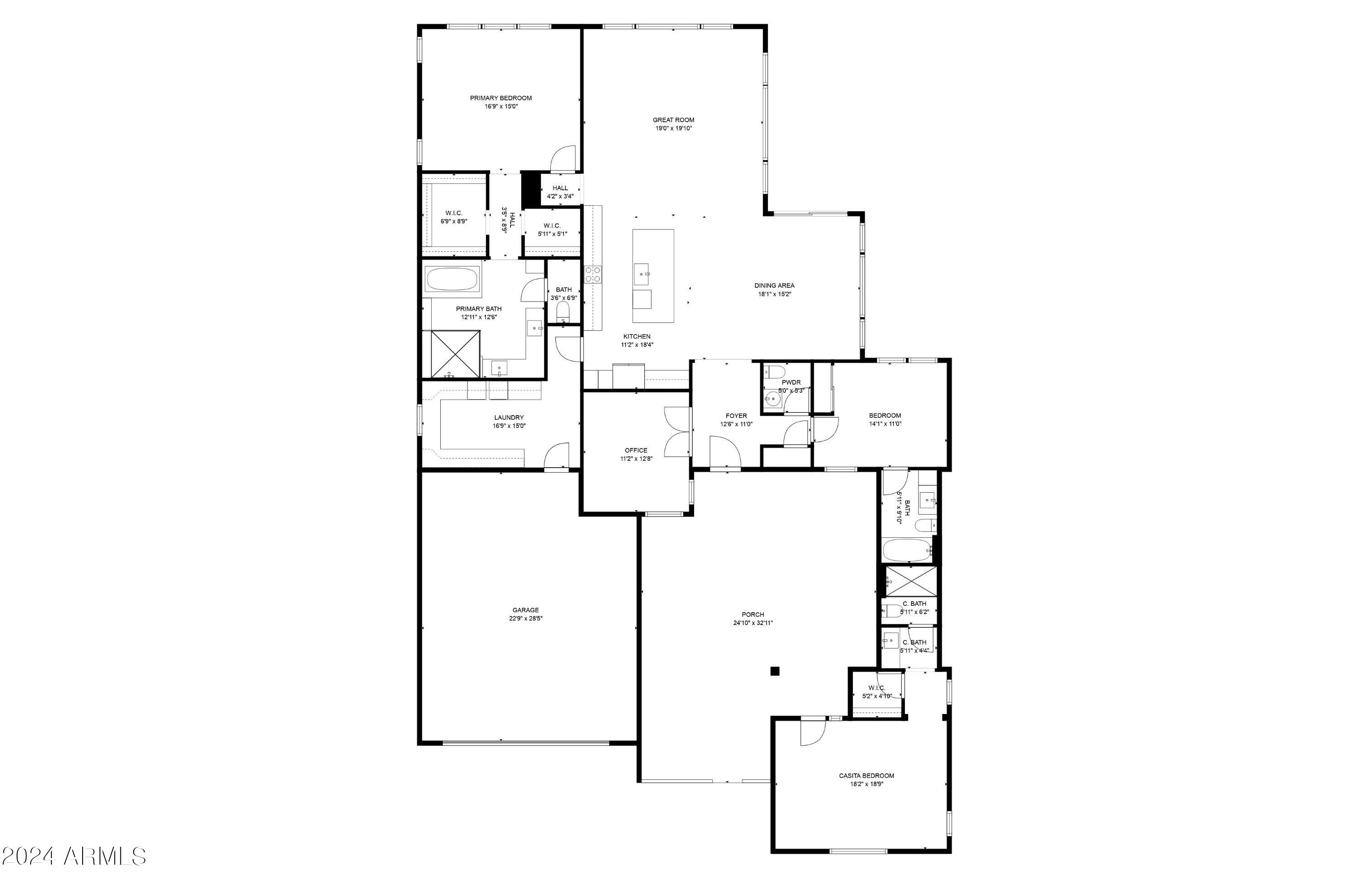 17952 East Cindercone Road Rio Verde, AZ 85263 - Photo 41 of 41 100) FLOORPLAN