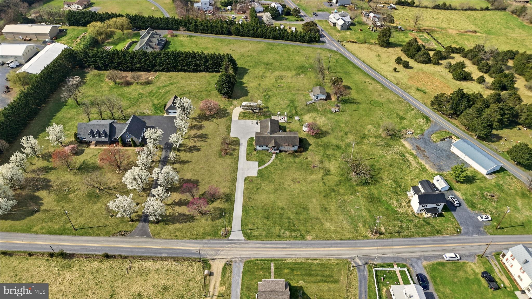 2171 Oranda Road Strasburg, VA 22657 - Photo 63 of 69 Aerial View shows distance to the roadway