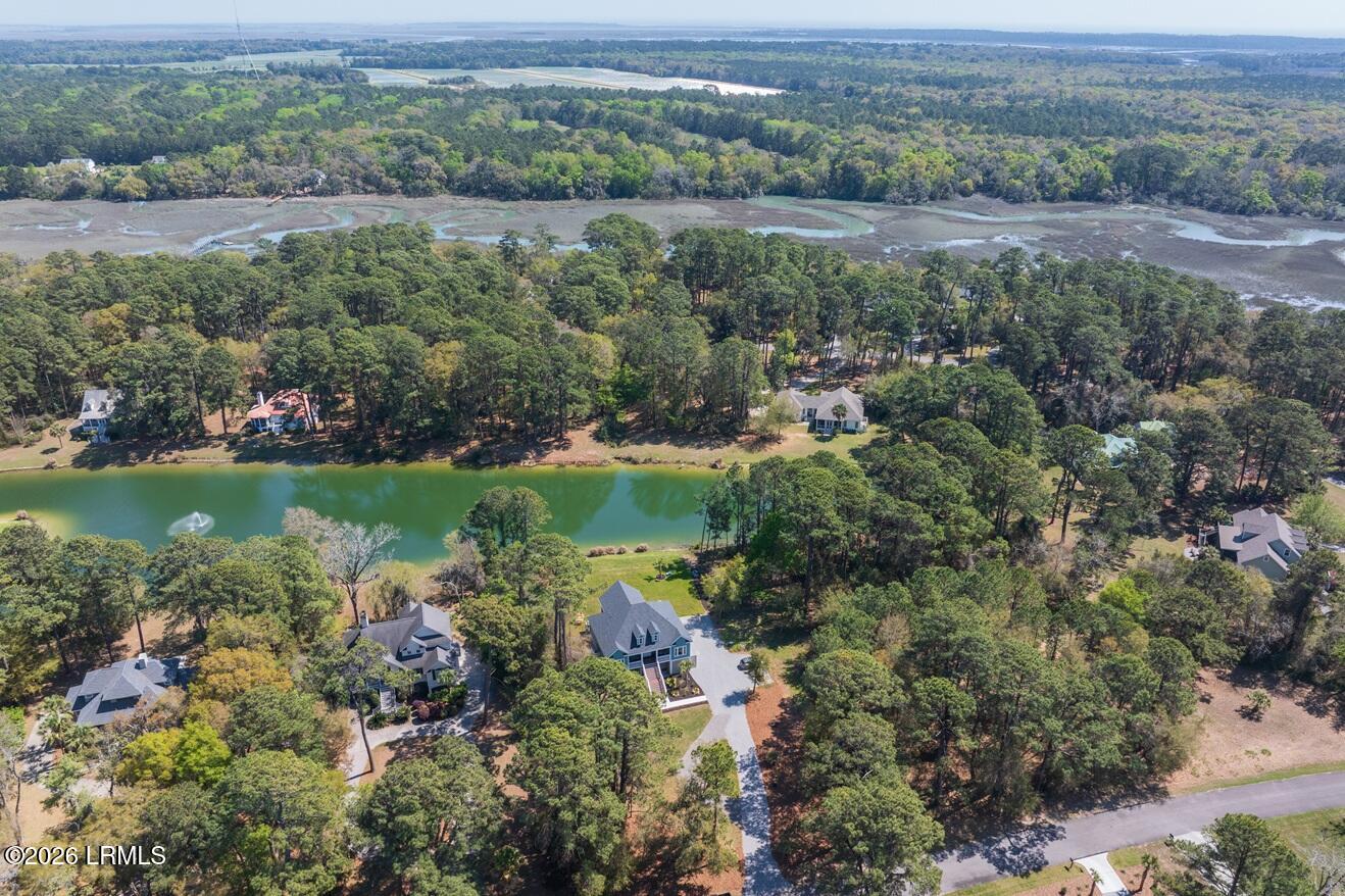 91 Front Street St. Helena Island, SC 29920 - Photo 11 of 66 Richard Sweat - 5-Ariel of House and Pon