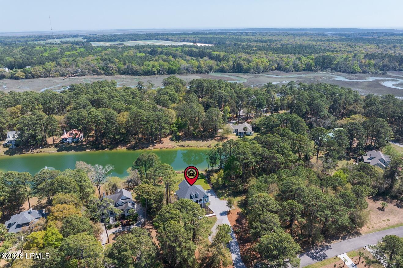 91 Front Street St. Helena Island, SC 29920 - Photo 7 of 66 Richard Sweat - 1-Ariel of House and Pon