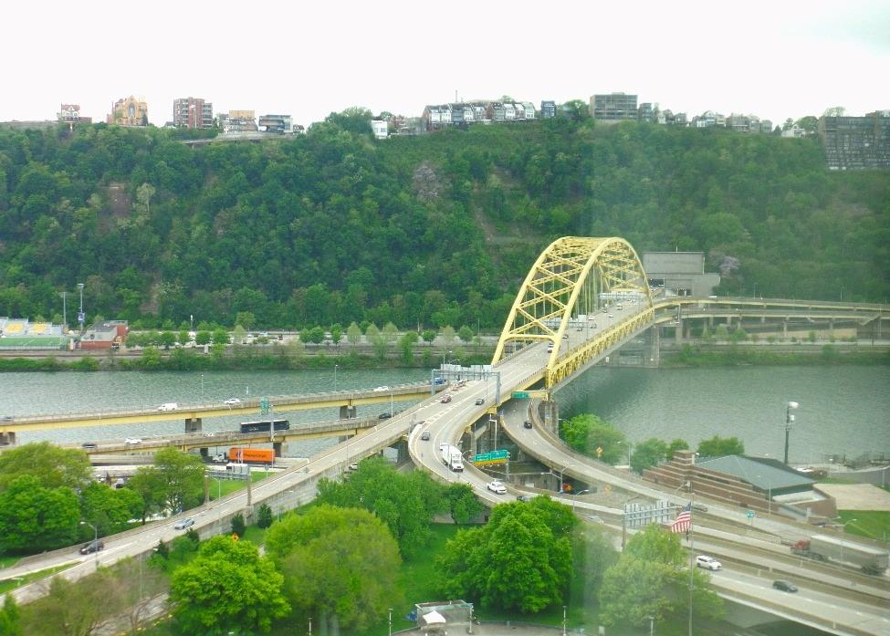 320 Fort Duquesne Boulevard, Unit 24M Pittsburgh, PA 15222 - Photo 30 of 40 a view of a lake view with a garden