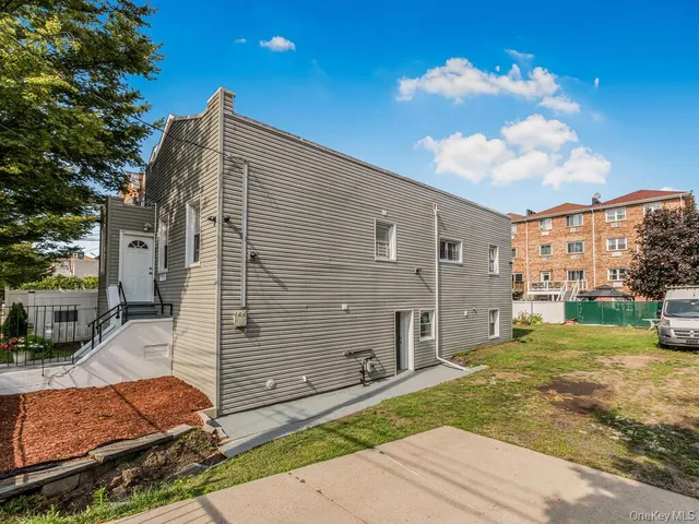 a backyard of a house