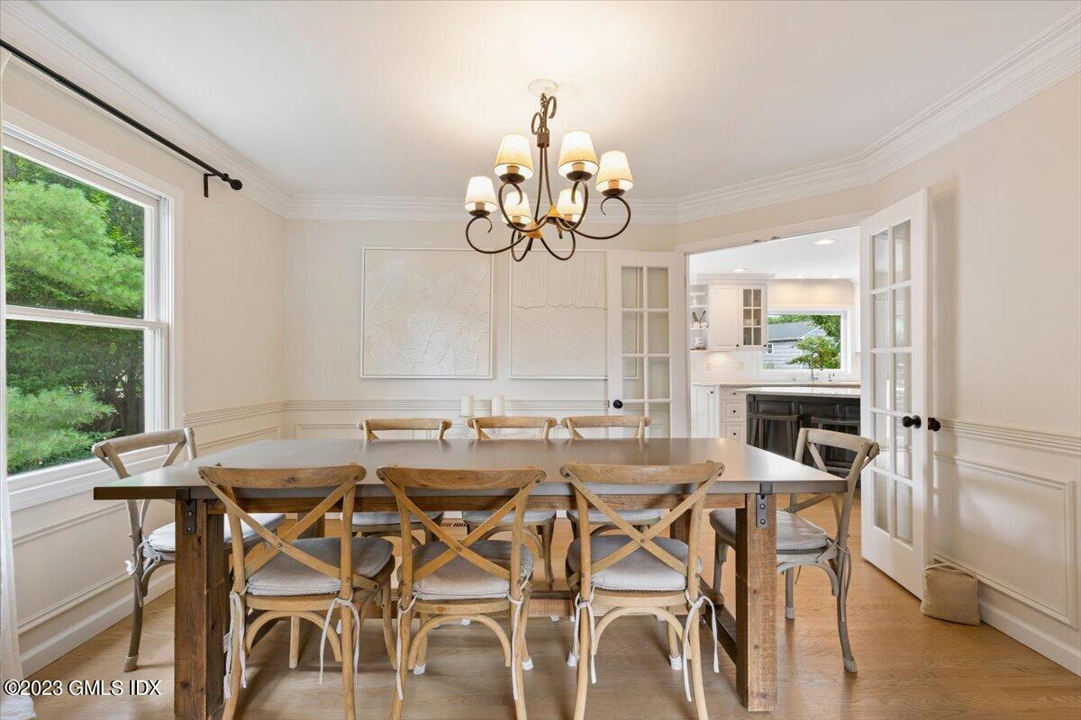 5 Sunshine Avenue Riverside, CT 06878 - Photo 6 of 35 a view of a dining room with furniture window and outside view