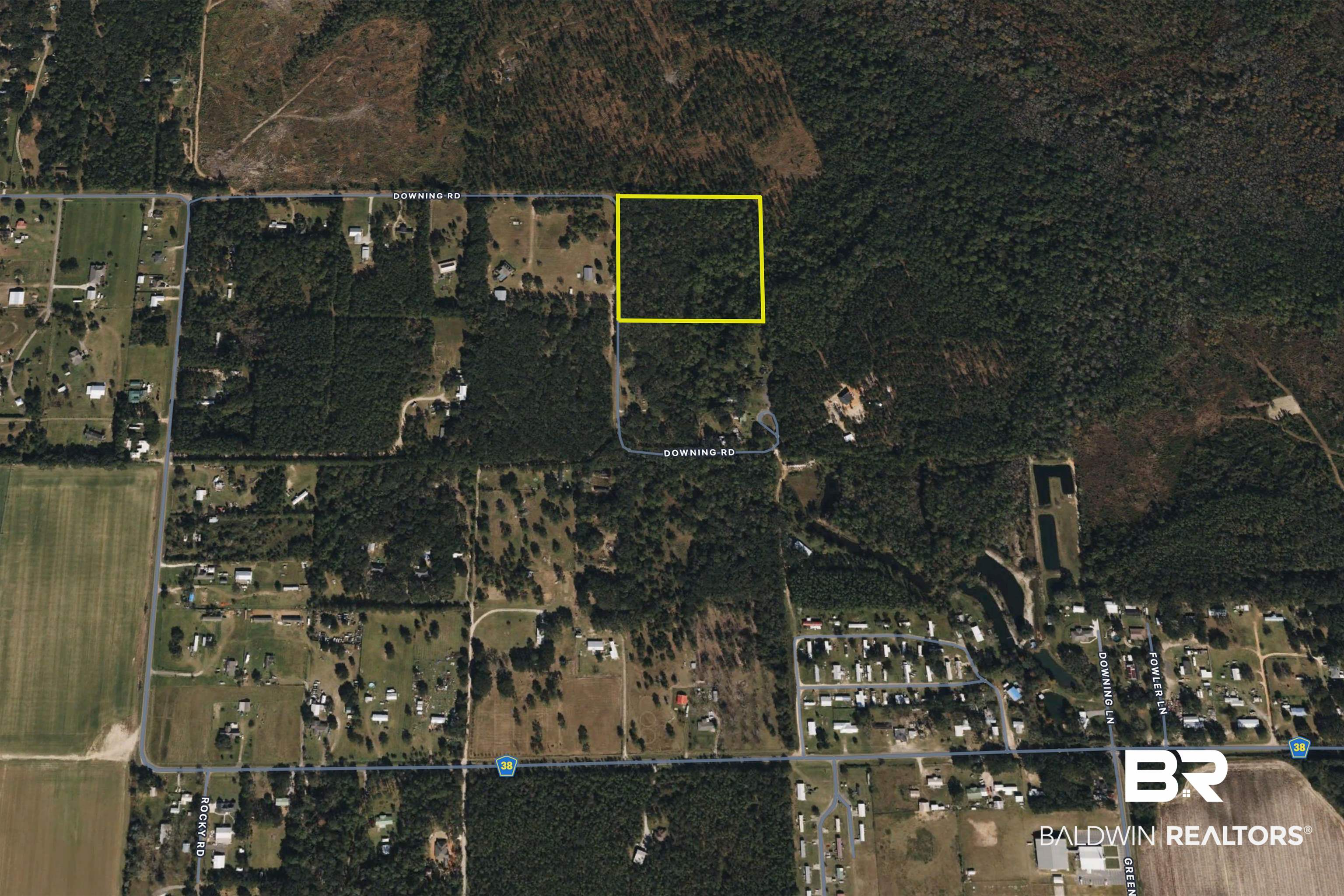 0 Downing Road Summerdale, AL 36580 - Photo 3 of 10 Map