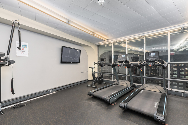 300 North State Street, Unit 2512 Chicago, IL 60654 - Photo 17 of 17 a room with gym equipment