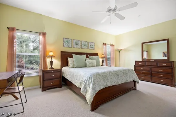 a view of a yard in front of a house