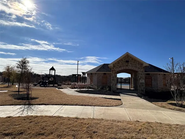 a view of a terrace with chairs