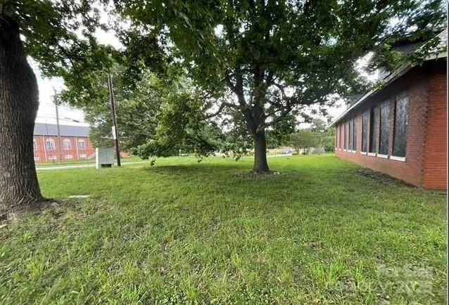 a view of yard with green space