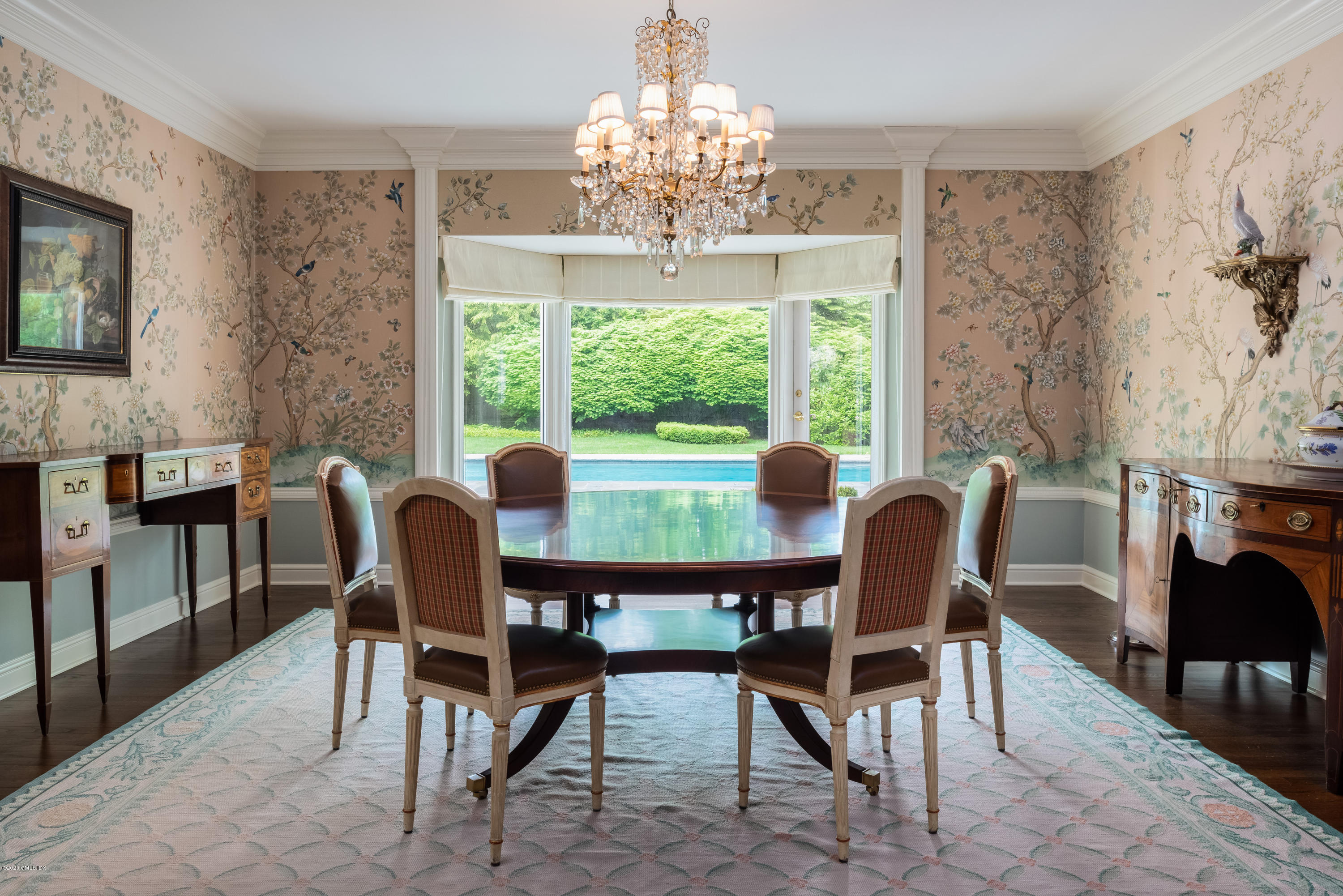 191 Clapboard Ridge Road Greenwich, CT 06831 - Photo 8 of 23 a view of a dining room with furniture window and outside view