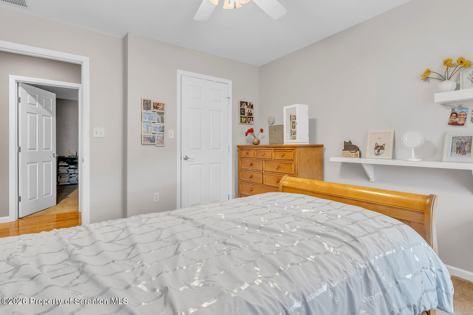 1611 Cherry Street Scranton, PA 18505 - Photo 65 of 86 a bedroom with a bed and a dresser