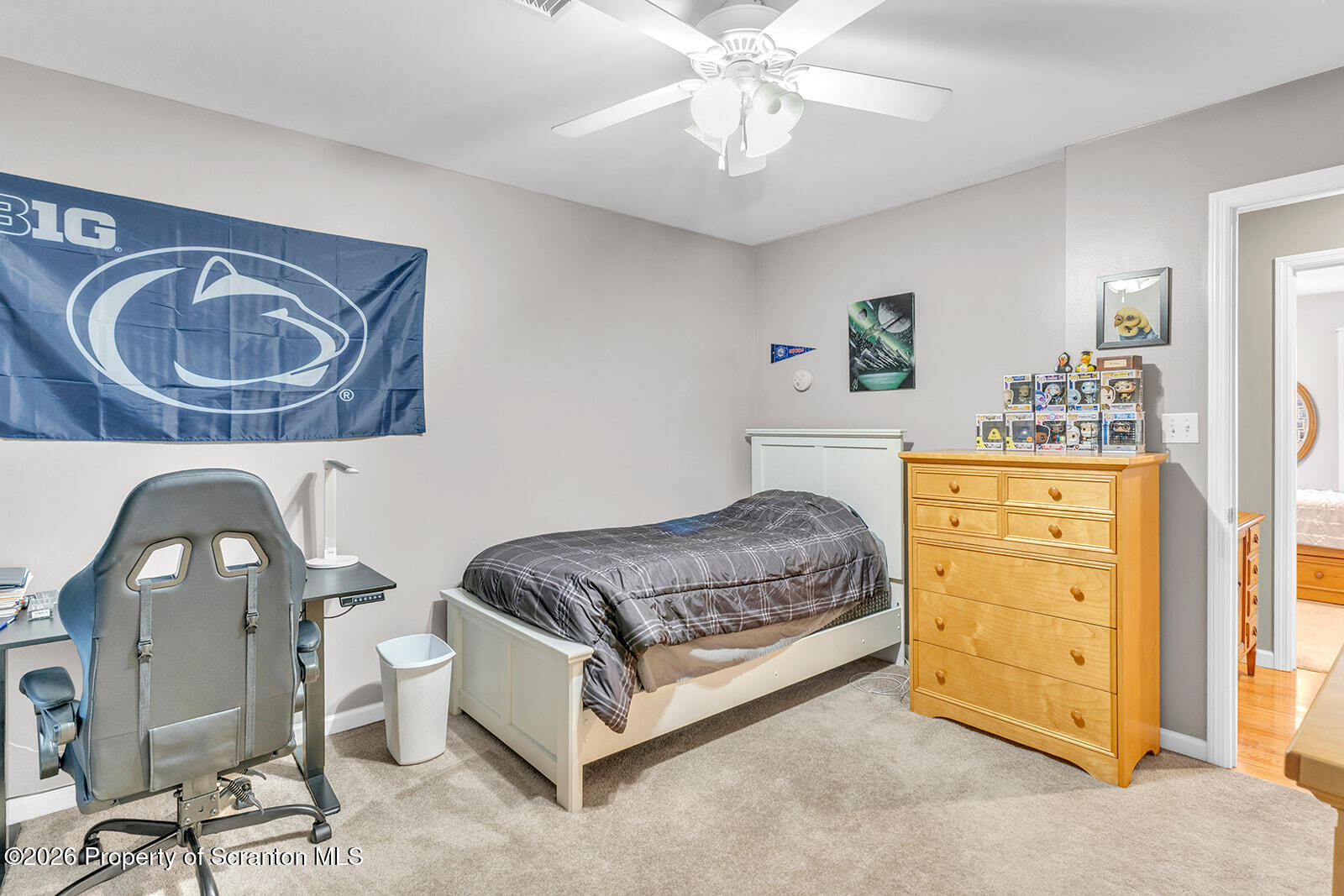 1611 Cherry Street Scranton, PA 18505 - Photo 68 of 86 a bedroom with a bed and a dresser