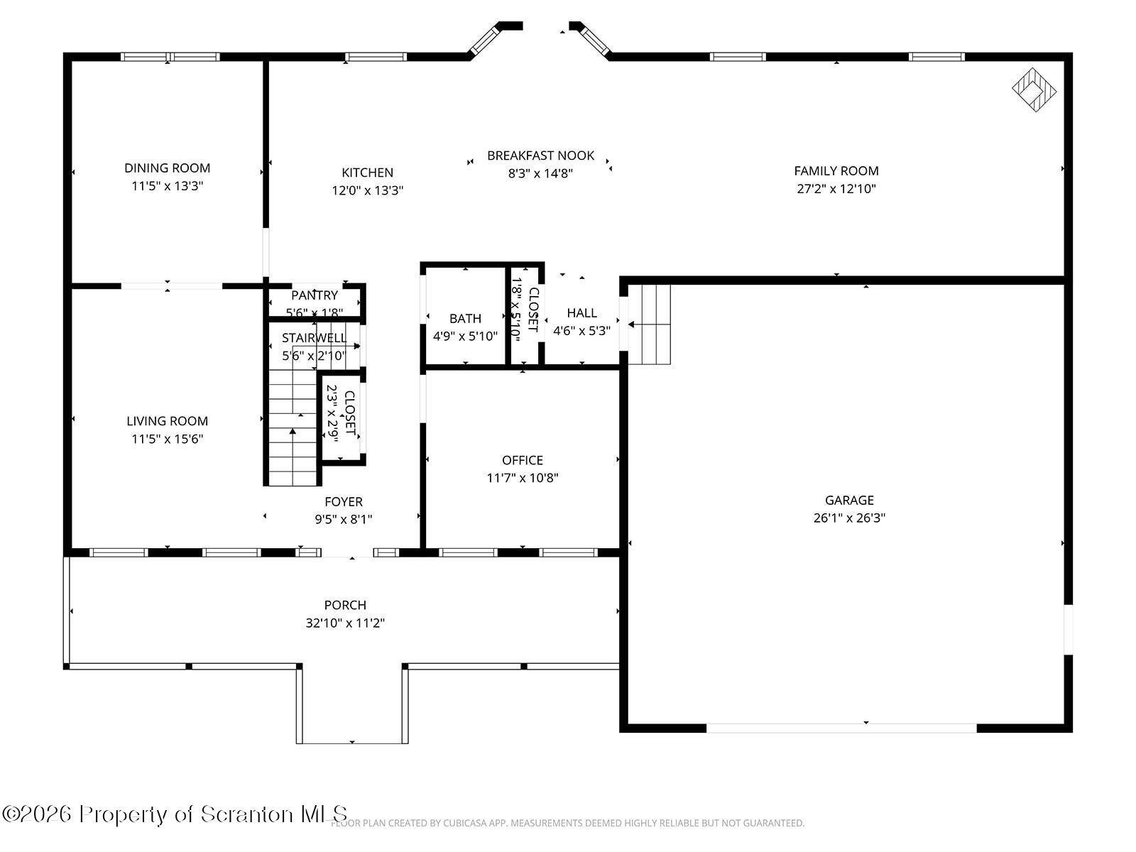 1611 Cherry Street Scranton, PA 18505 - Photo 79 of 86 a picture of door with a white wall