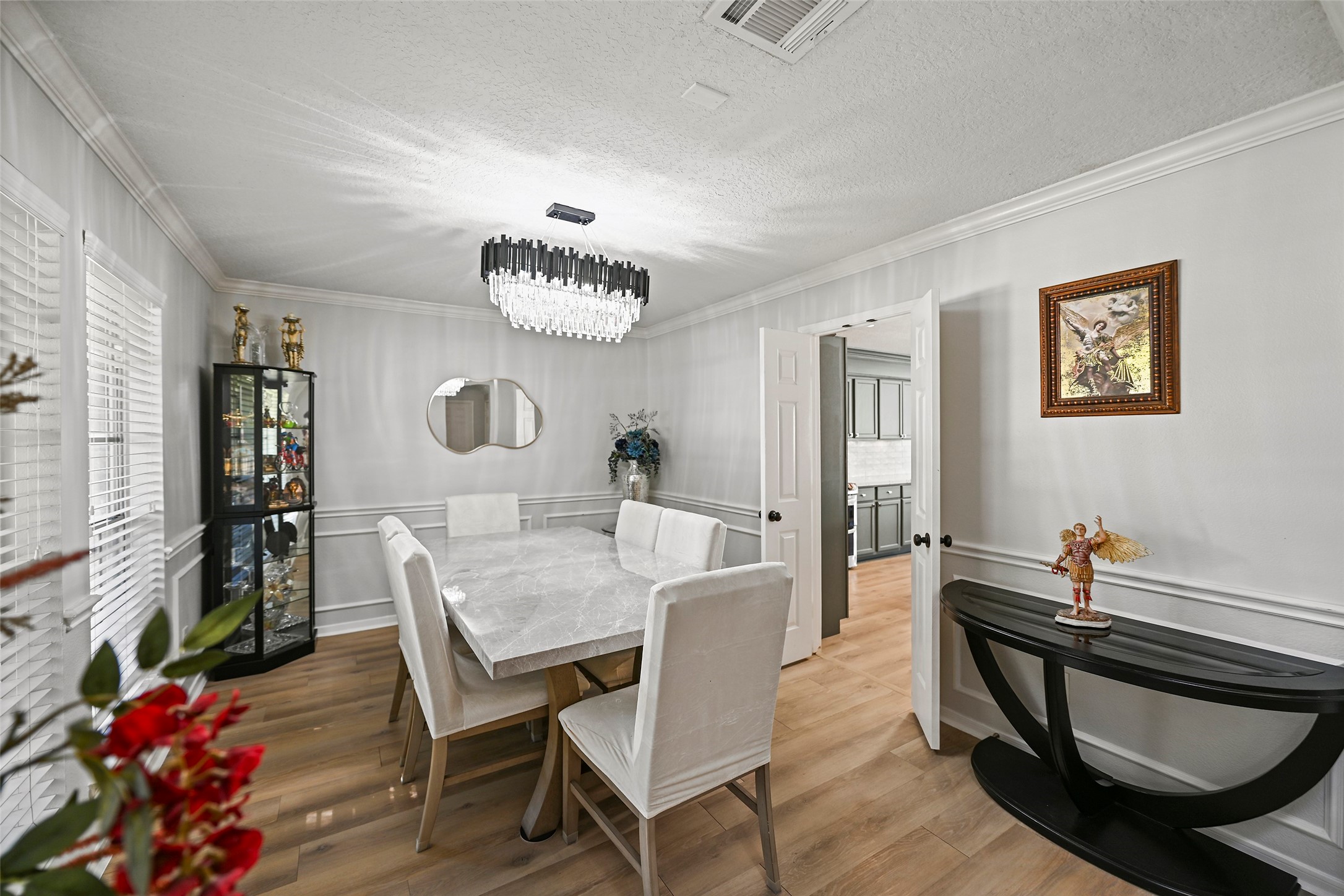 25119 Aughton Drive Spring, TX 77389 - Photo 6 of 41 a view of a dining room with furniture and wooden floor
